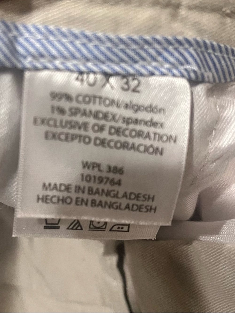 Classic Haggar Men's khaki Street Cargo Pants - Straight Leg 40x32 - Picture 3 of 4